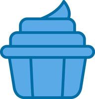 diseño de icono de vector de cupcake