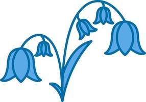 Bluebell Vector Icon Design