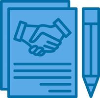 Agreement Vector Icon Design