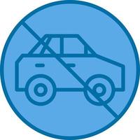 No Travelling Vector Icon Design
