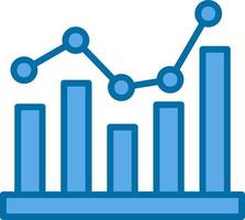 Bar Chart Vector Icon Design