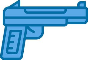 diseño de icono de vector de pistola