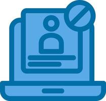 Unauthorized Vector Icon Design
