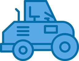 Road Roller Vector Icon Design