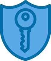 Private Key Vector Icon Design