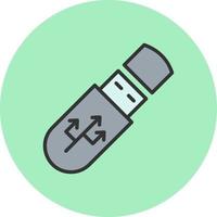 Flash Drive Vector Icon