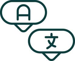 Translate Vector Icon Design