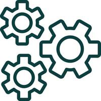 Cogwheel Vector Icon Design