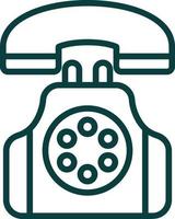 Telephone Vector Icon Design