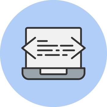 icono de vector de programación