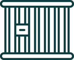 Prison Cell Vector Icon Design