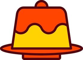 Lava Cake Vector Icon