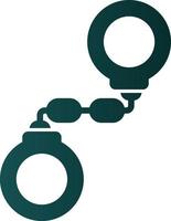 Handcuffs Vector Icon Design