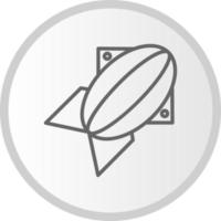 Blimp Vector Icon