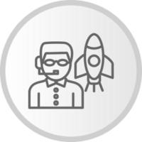 Spaceship Instructor Vector Icon