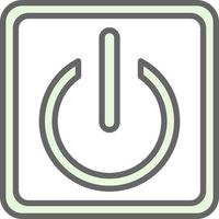 Power Button Vector Icon Design