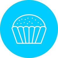 icono de vector de muffin