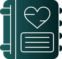 Diary Vector Icon Design