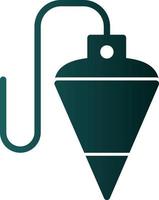 Plumb Bob Vector Icon Design