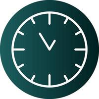 Wall Clock Vector Icon Design