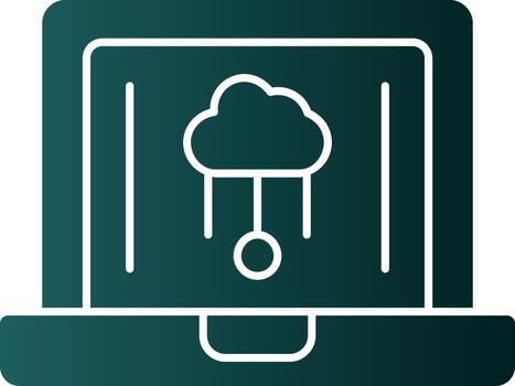 diseño de icono de vector computacional