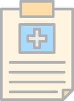 Health Report Vector Icon Design