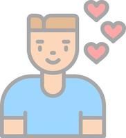 diseño de icono de vector de novio