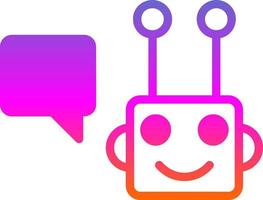 Chatbot Vector Icon Design