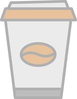 Coffee Cup Vector Icon Design