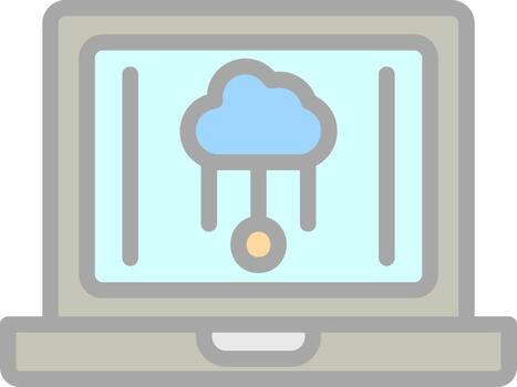 diseño de icono de vector computacional