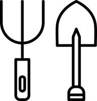 Pitchfork Vector Icon Design
