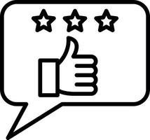 Good Feedback Vector Icon Design