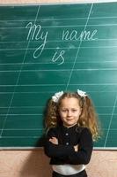 Girl at school photo