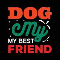 DOG T-SHIRT DESIGN vector