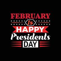 President Day T-shirt Design vector