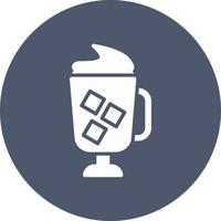 Ice Coffe Vector Icon