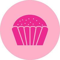 icono de vector de muffin