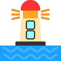 Lighthouse Vector Icon Design