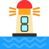 Lighthouse Vector Icon Design