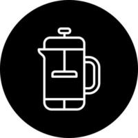 French Press Vector Icon