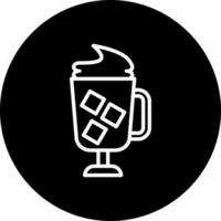 Ice Coffe Vector Icon