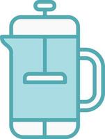 French Press Vector Icon