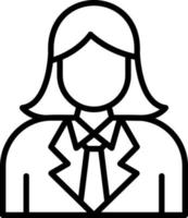 Girl Vector Icon Design
