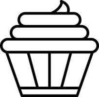 diseño de icono de vector de cupcakes