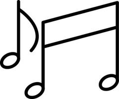 Musical Notes Vector Icon Design