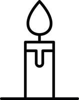 Candle Vector Icon Design
