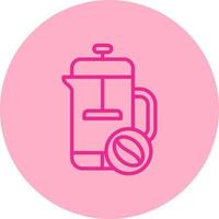 French Press Vector Icon