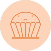 icono de vector de muffin