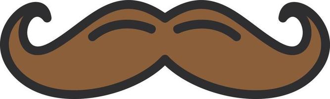 Moustache Vector Icon Design