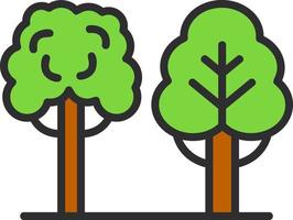 Trees Vector Icon Design